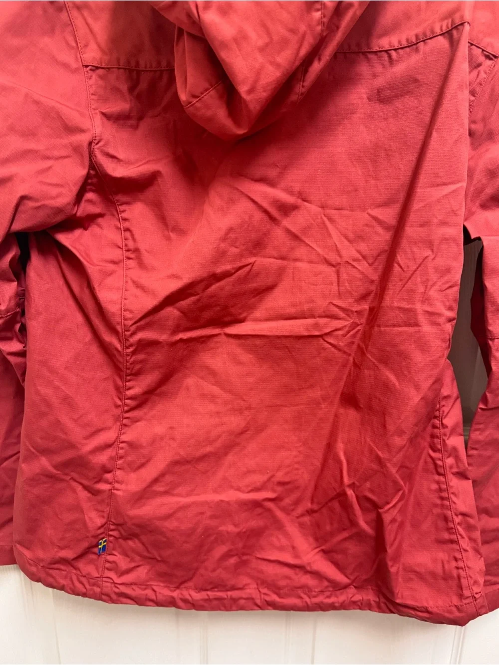 Fjallraven Red Lightweight Hooded Jacket